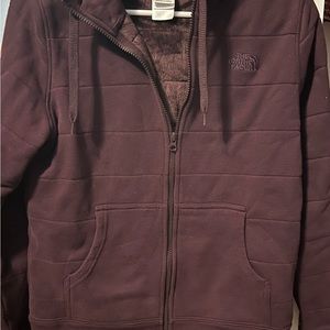 North Face lined hoodie